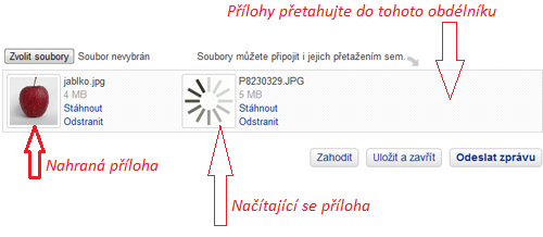 Seznam Email přílohy