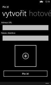 Pin it! tvorba dlaždice