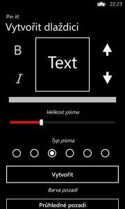 Pin it! vlasní vzhled dlaždice